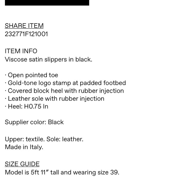 TOTEME beautiful satin peep toe flats, size 38 - Picture 5 of 6